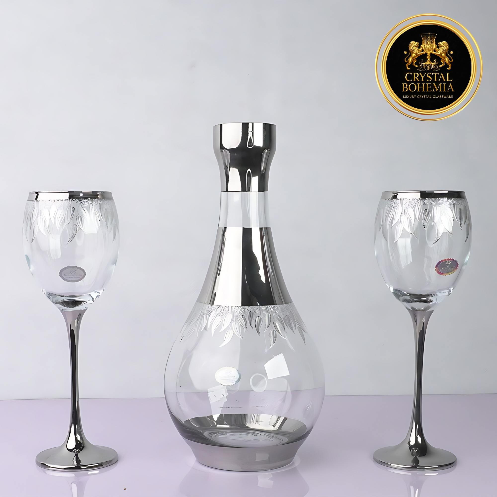 طقم كاسات كريستال تركي 6 قطع   (CB001029)