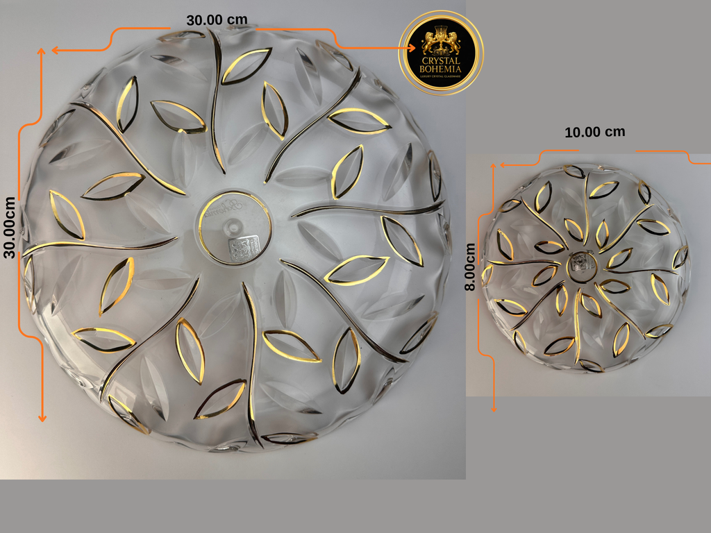 مقاس أطباق جاتوه كريستال مناسبة لتنسيق النيش وجهاز العروسة