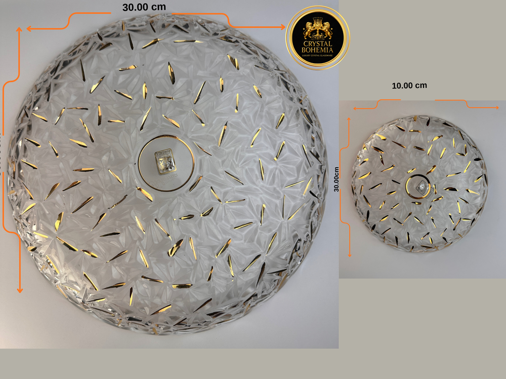 مقسات أطباق كريستال جهاز العروسة