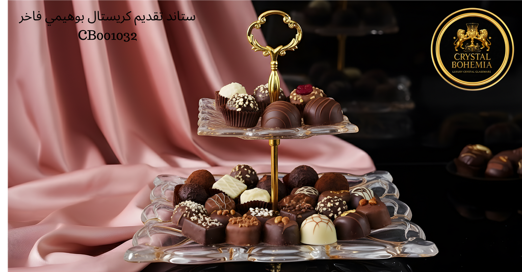 ستاند تقديم كريستال بوهيمي فاخر   (CB001032)